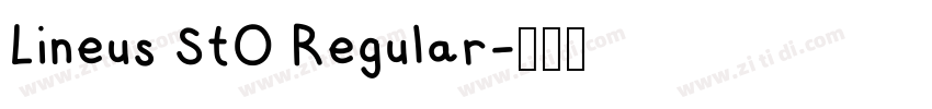 Lineus StO Regular字体转换
